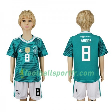 Tenue Allemagne Kroos 8 Enfant Exterieur Coupe du monde 2018 Maillot de Foot